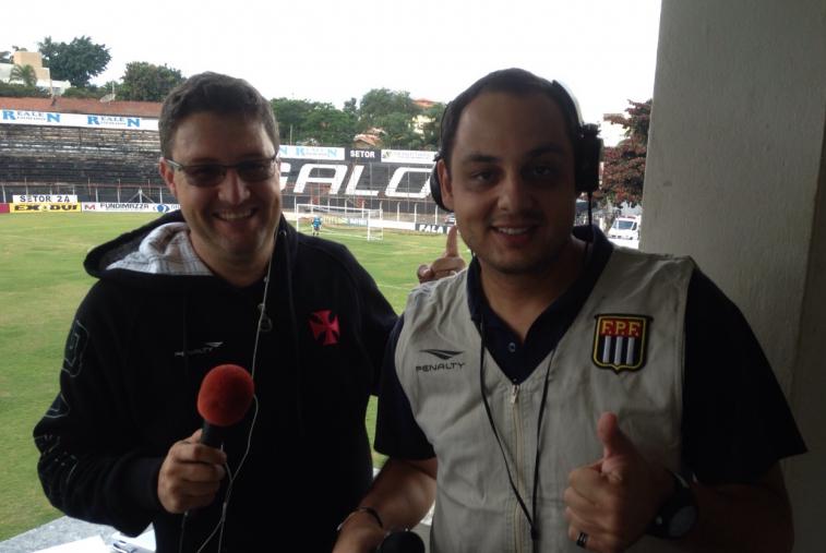 Edmar Ferreira e Dênis Suidedos da Rádio Educadora de limeira