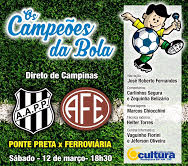 Neste Sábado, Rádio FI transmite Ponte Preta x Ferroviária