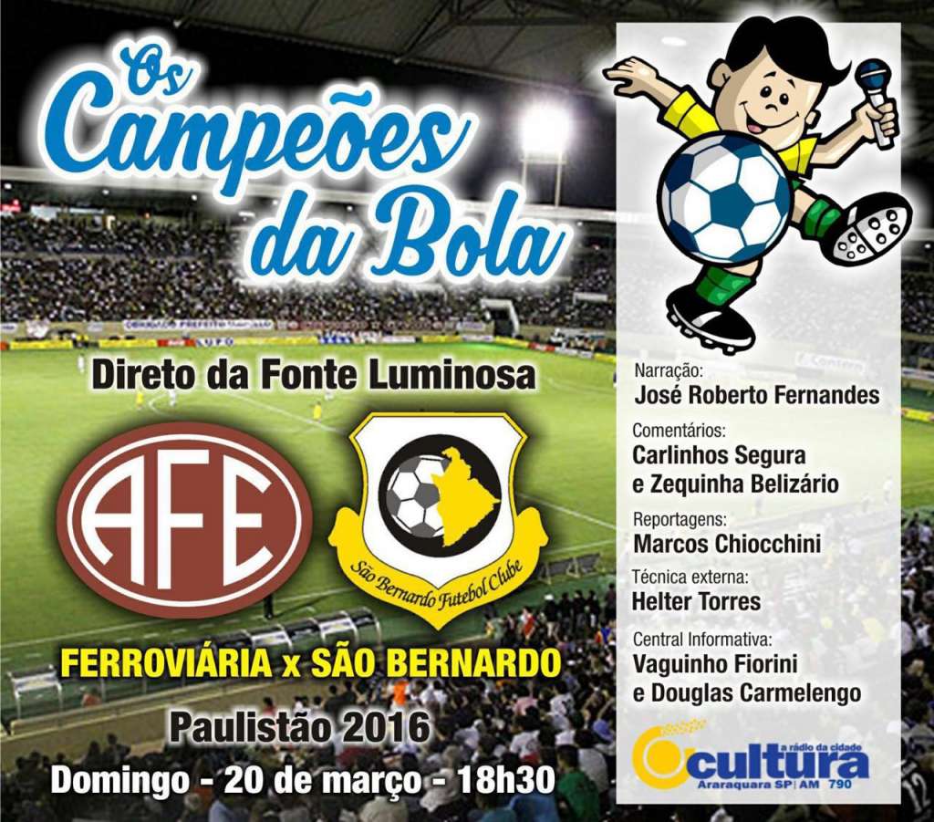 Ferroviária x São Bernardo - Ferrinha joga por liderança e fim da série negativa! 2 0002050151913 img