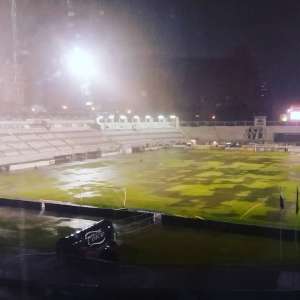 Chuva forte e gramado encharcado adia início de Ponte e Mogi pelo Paulistão