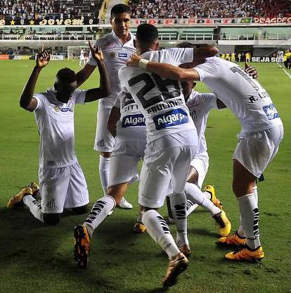 Santos saiu na frente, mas cedeu o empate ao São Paulo