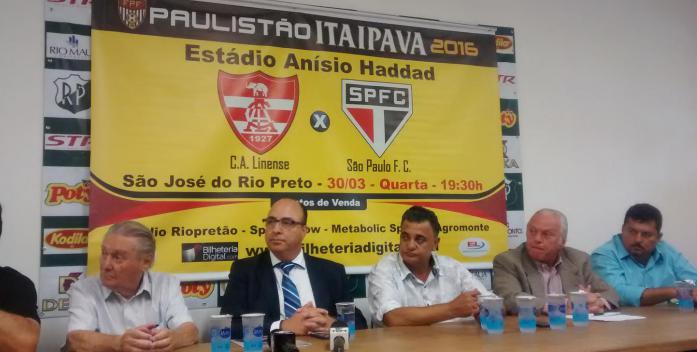 Dirigentes do Linense e do Rio Preto acertaram jogo para o modernizado estádio Anísio Haddad