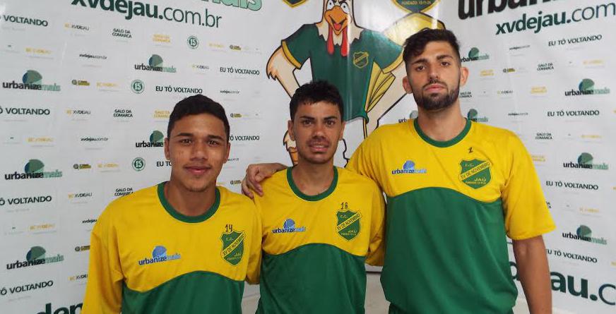 Antes do jogo treino, mais três reforços foram apresentados para a disputa da Segundona 