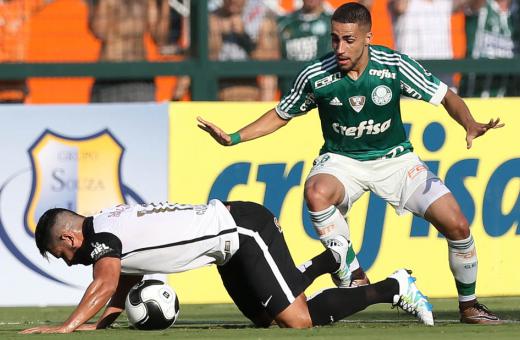 Corinthians não conseguiu segurar a força de vontade e garra do Palmeiras