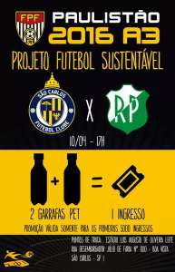 Jogos da primeira rodada do quadrangular do Paulista A3 terão promoção sustentável