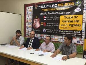 Paulista A3: Em coletiva, Sertãozinho apresenta Projeto Futebol Sustentável