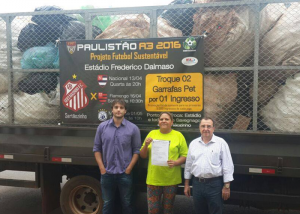 Paulista A3: Com 'ingressos sustentáveis' esgotados, Sertãozinho recicla 15 mil pets