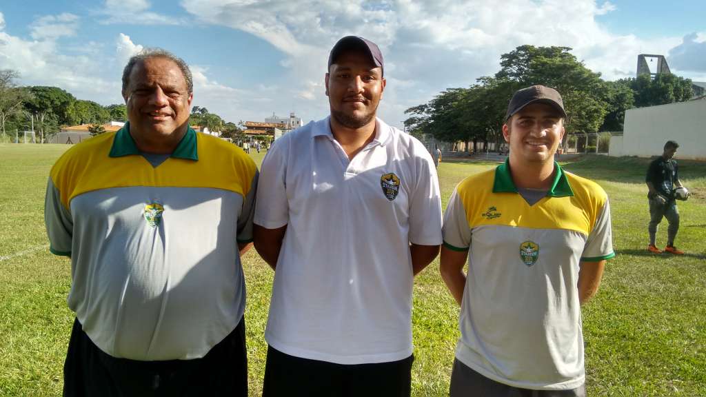Marco Aurélio Jorge, Luiz Felipe Todeschini e Lucas Toríbio são os técnicos das equipes do Marília - Assessoria de Imprensa/Stadium BR