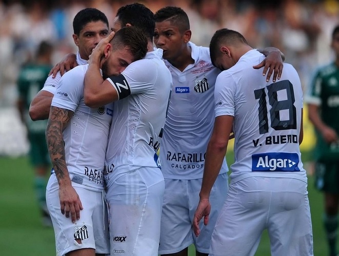 Santos deve ter a mesma formação que eliminou o Palmeiras nas semifinais