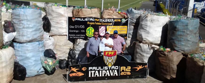 Mirassol arrecadou 30 mil garrafas pets e Maião vai estar lotado para empurrar time ao acesso