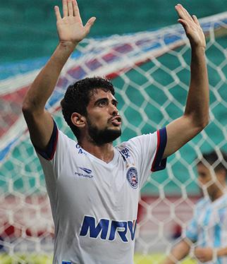 Zé Roberto: dois gols pelo Bahia contra o Avaí