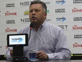 Roberto Cavalo espera evolução do Criciúma na Série B