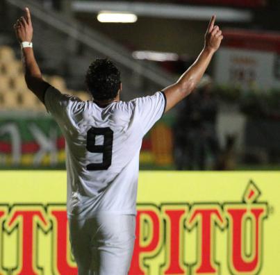 Nathan abriu o placar para o Brasil no Castelão. Foto:Jonathan Silva