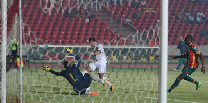 Brasil lutou muito e sempre buscou o gol em cima do Sampaio. Foto: Jonathan Silva