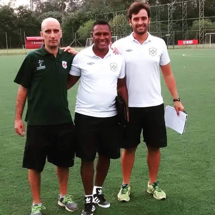 Técnico do Sub 17 da Briosa, Marcos Basílio (meio) concede entrevista onde fala sobre sua carreira - Divulgação