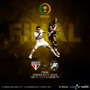 São Paulo e Vasco decidem a Super Copa da LF7 Brasil (Arte: Adson Felipe / Onshow)