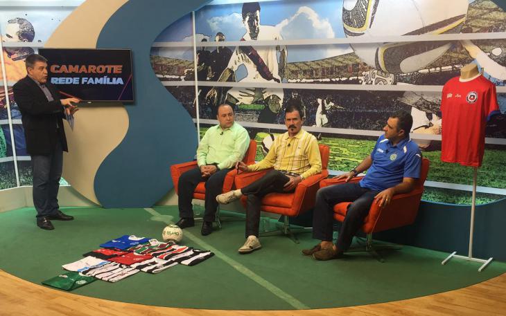 Marcelo Chamusca foi convidado do Camarote da Rede Família, ao lado do comentarista nota 10: Zenon