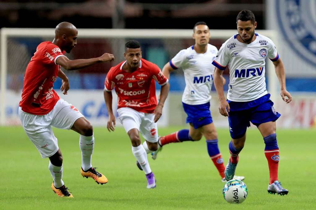 Bahia conheceu a sexta derrota em sete rodadas. (Fotos: Felipe Oliveira/EC Bahia/Divulgação)