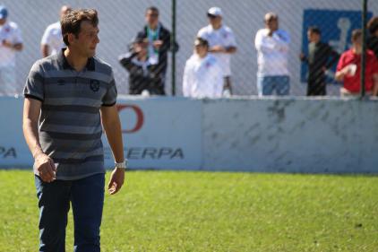 Ricardo Costa aprovou o desempenho da Portuguesa Santista (Foto: Douglas Teixeira/Portuguesa Santista)