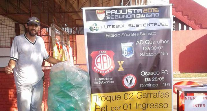 Futebol Sustentável está confirmado em Bebedouro