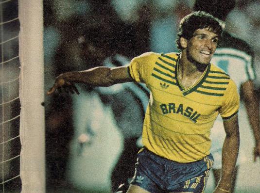 Milton Cruz comemorando o gol contra a Arábia Saudita (Foto: CBF / Dibulgação)