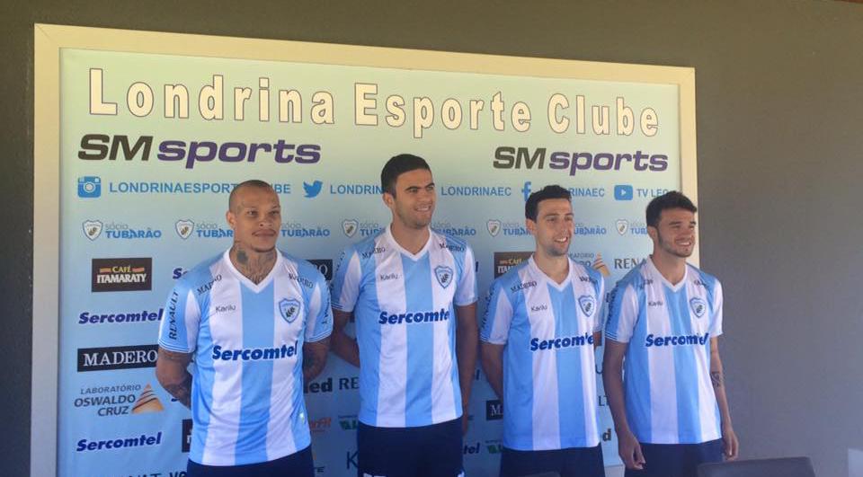 Londrina apresenta quatro reforços para o segundo turno da série B