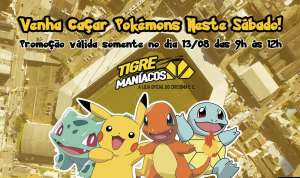 Criciúma aproveita febre do Pokemon Go e faz promoção