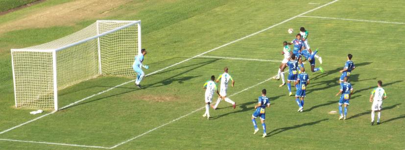 Grêmio Prudente e XV de Jaú fizeram um jogo equilibrado em Presidente Prudente. Foto e texto: Tiago Pavani
