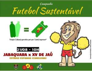 Segundona: Futebol Sustentável marca presença no duelo entre Jabaquara e XV de Jaú