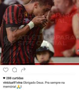 Afastado do Atlético-PR, Vinícius, ex-Fluminense, rejeita Goiás