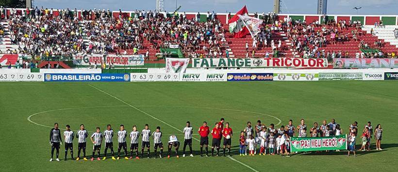 Fluminense de Feira-BA perdeu em casa e vai ter que vencer o Ceilândia na volta