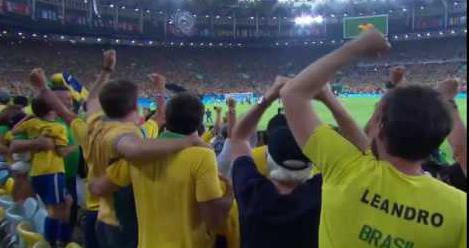 Torcida brasileira fez bonito no Maracanã