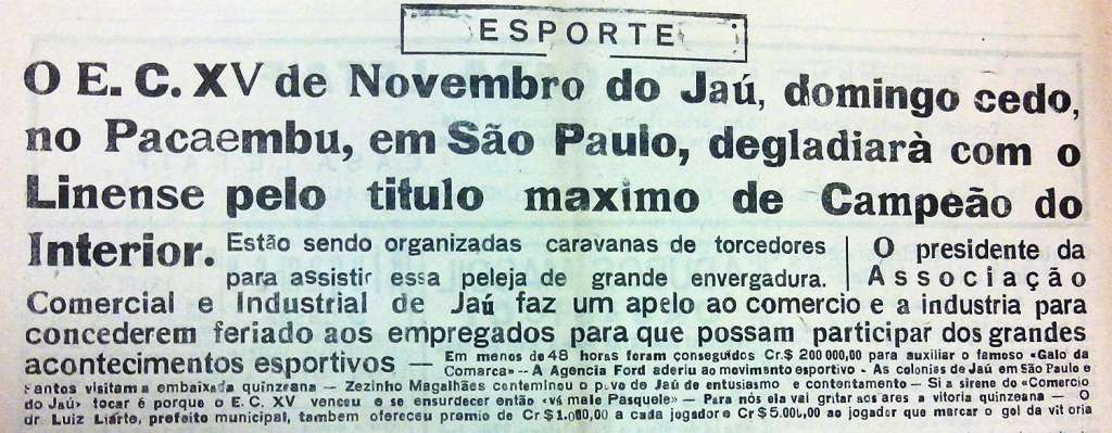 FOTO: Acervo jornal 