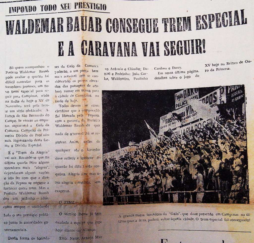 FOTO: Acervo jornal 