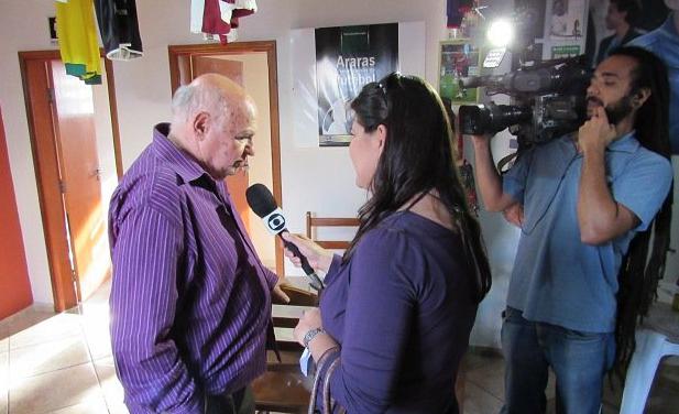 Pepe no City Bier em entrevista ao Jornal da EPTV 