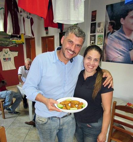Nilsinho Zanchetta e Clélia Roberta, proprietários da casa