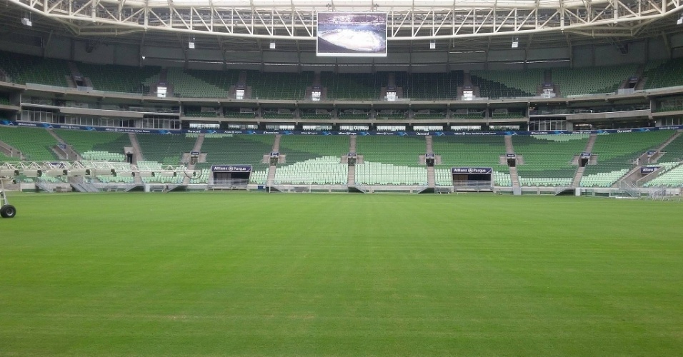 Após eventos, construtora dá nota 8 para gramado do estádio do Palmeiras