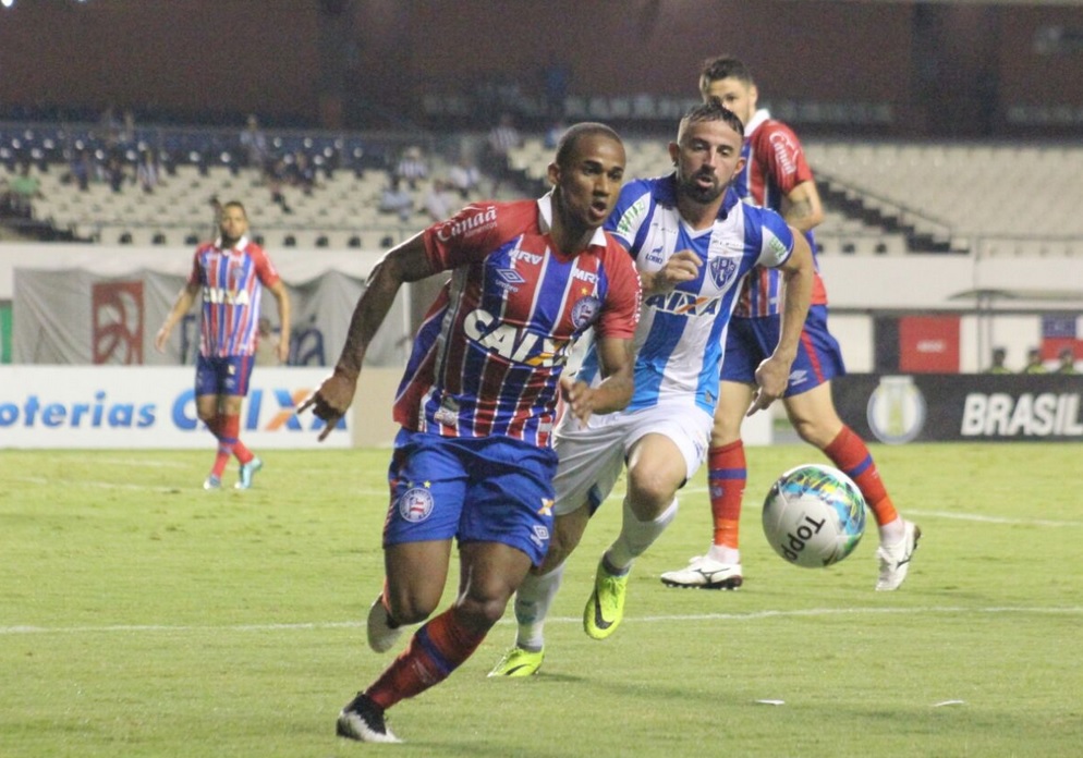 O Bahia bem que tentou buscar o empate nos minutos finais, mas sem sucesso - Fernando Torres/Paysandu SC