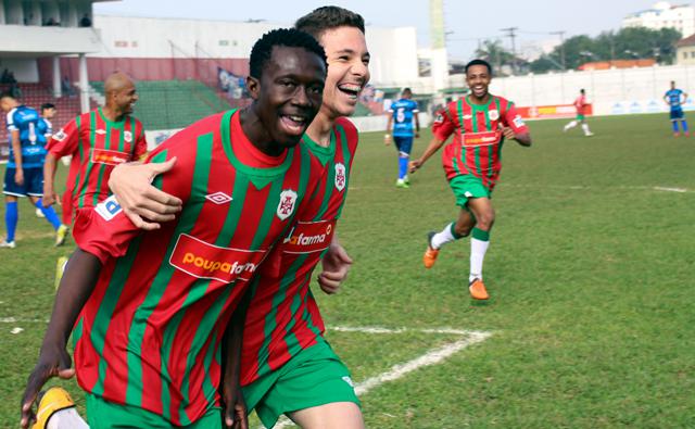 Portuguesa Santista quer comemorar o acesso à A3 (Foto: Douglas Teixeira/Portuguesa Santista)