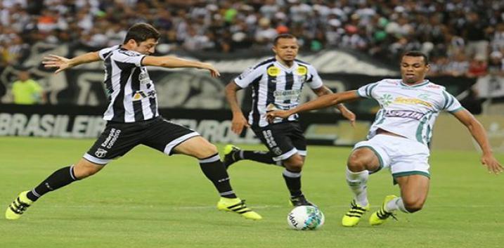 Ceará não soube furar o sistema de marcação do Luverdense. Foto: Christian Alekson - Ceará SC