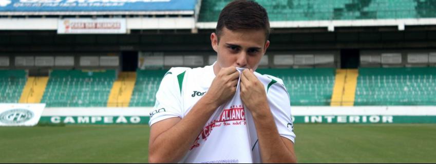 Gabriel Poveda é o destaque do Guarani no Paulista Sub-20 (Foto: Sarah Bulhões/ Guarani) Gabriel Poveda é o destaque do Guarani no Paulista Sub-20 (Foto: Sarah Bulhões/ Guarani)