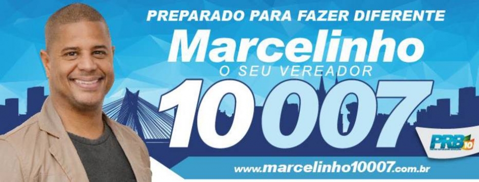 Marcelinho é candidato pelo PRB Marcelinho é candidato pelo PRB