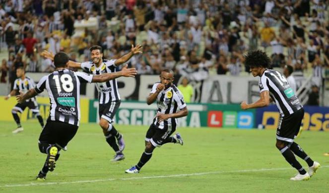 No Castelão, o Ceará se recuperou e afundou o Joinville. Foto: Christian Aleckson / CearáSC