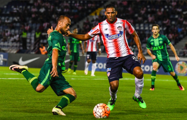 Chape perdeu do Junior Barranquilla na Sul-Americana