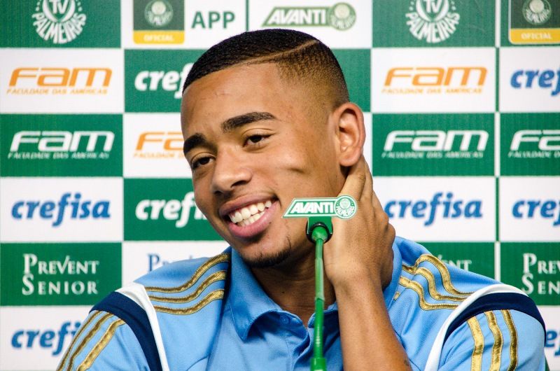 Gabriel Jesus comemora empate com o Atlético-MG: ‘Belo resultado’