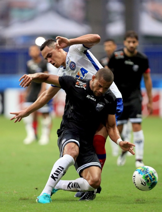 Bahia sofreu, mas conseguiu vencer o Bragantino e se aproximar do acesso à elite - Felipe Oliveira/EC Bahia/Divulgação