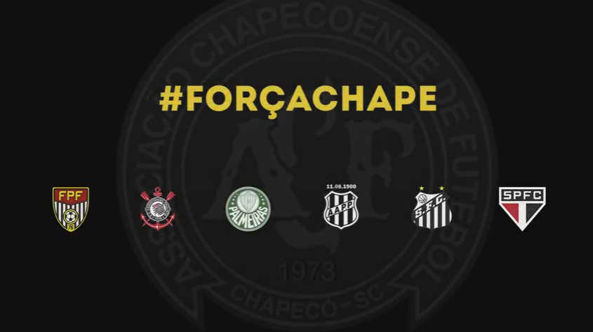 FPF faz homenagem à Chapecoense com jogadores de clubes paulistas. Confira! 2 0002050212768 img