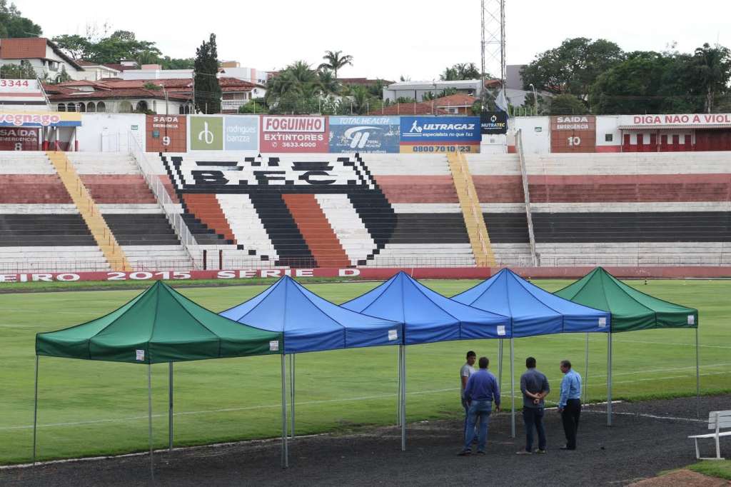 Botafogo-SP prepara Santa Cruz para velório de Gimenez. (Foto: Rogério Moroti / Ag Botafogo)