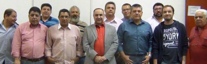 Vários cronistas que participaram da fundação da Aceisp em dezembro de 2015 em Campinas