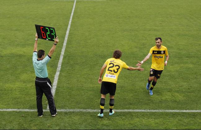 Eduardo (à direita) espera São Bernardo pronto até a estreia no Campeonato Paulista 